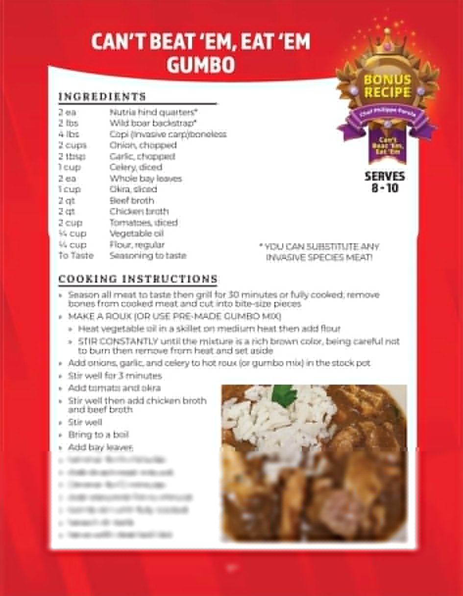 Original recipe page: Can’t Beat ’Em, Eat ’Em Gumbo